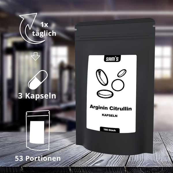 Arginin Citrullin Kapseln